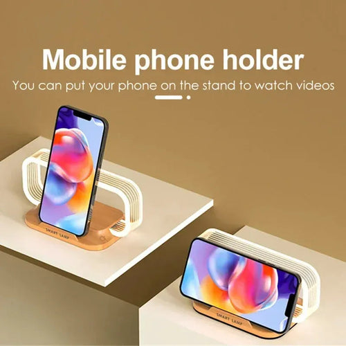 Smart Lamp Wireless Charger with Touch Dimming, 10W Fast Charging, Night Light for Cellular Phones